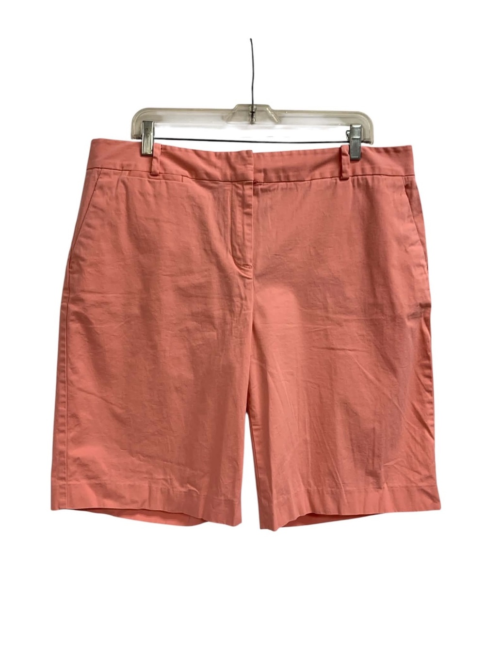 Talbots Coral Pink Tailored Bermuda Shorts Size XL